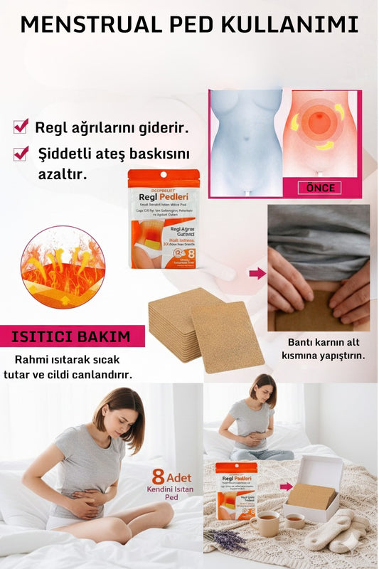 Regl Isı Bandı - Regl Kramp Ağrılarınızı Azaltın !